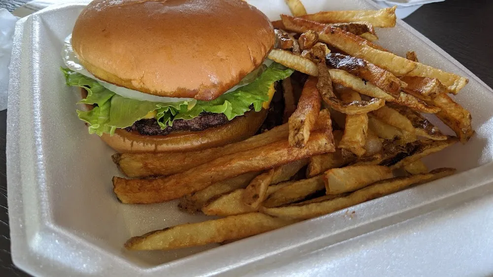 Cheeseburger and Fries